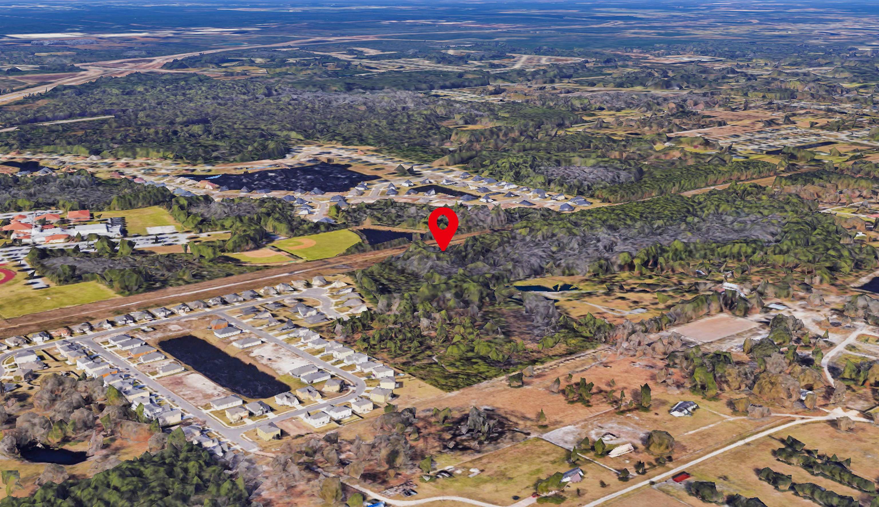 0 Magnolia Valley Drive Jacksonville, FL 32221 - Photo 9 of 10 Aerial overview of property's location featuring nearby suburban area