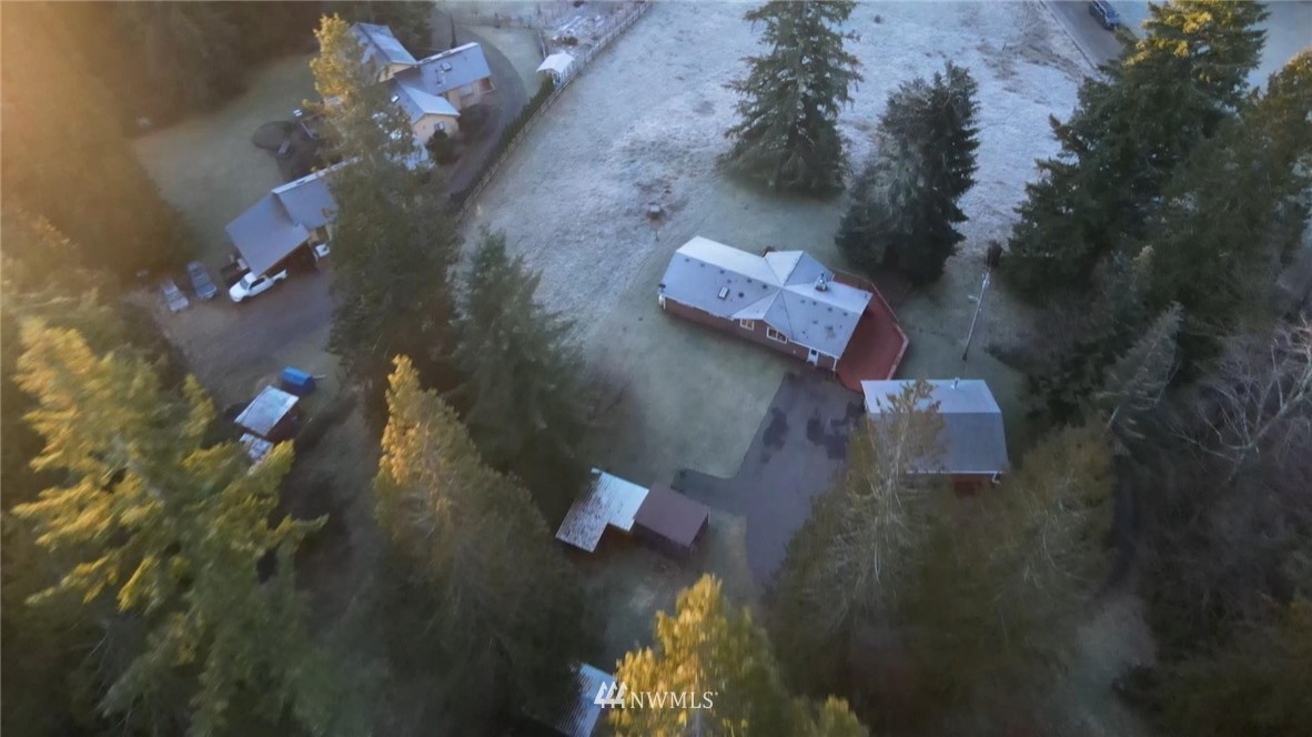3327 Walsh Road Snohomish, WA 98290 - Photo 31 of 37 an aerial view of house with outdoor space