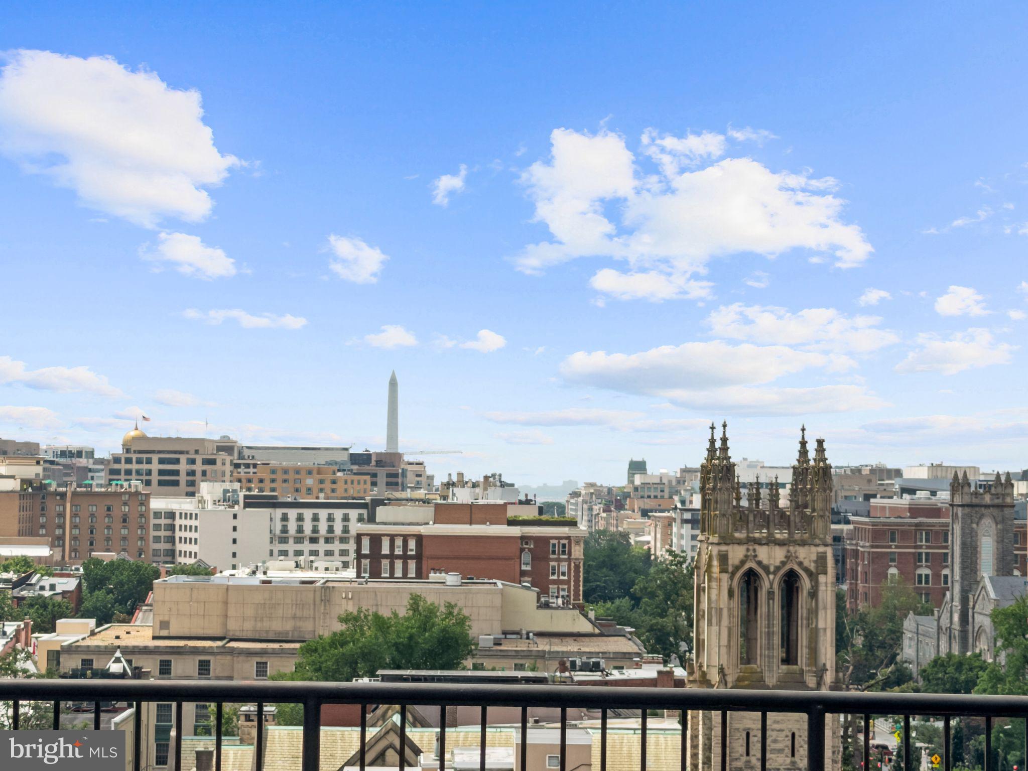 1701 16th Street Northwest, Unit 544 Washington, DC 20009 - Photo 38 of 40 Rooftop View of the Washington Monument
