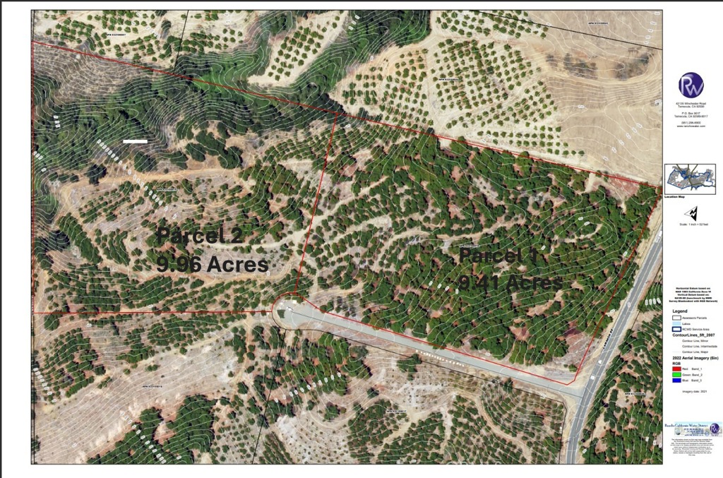 15 Camaron Road Temecula, CA 92590 - Photo 2 of 12 Topography Map Both Available Parcels