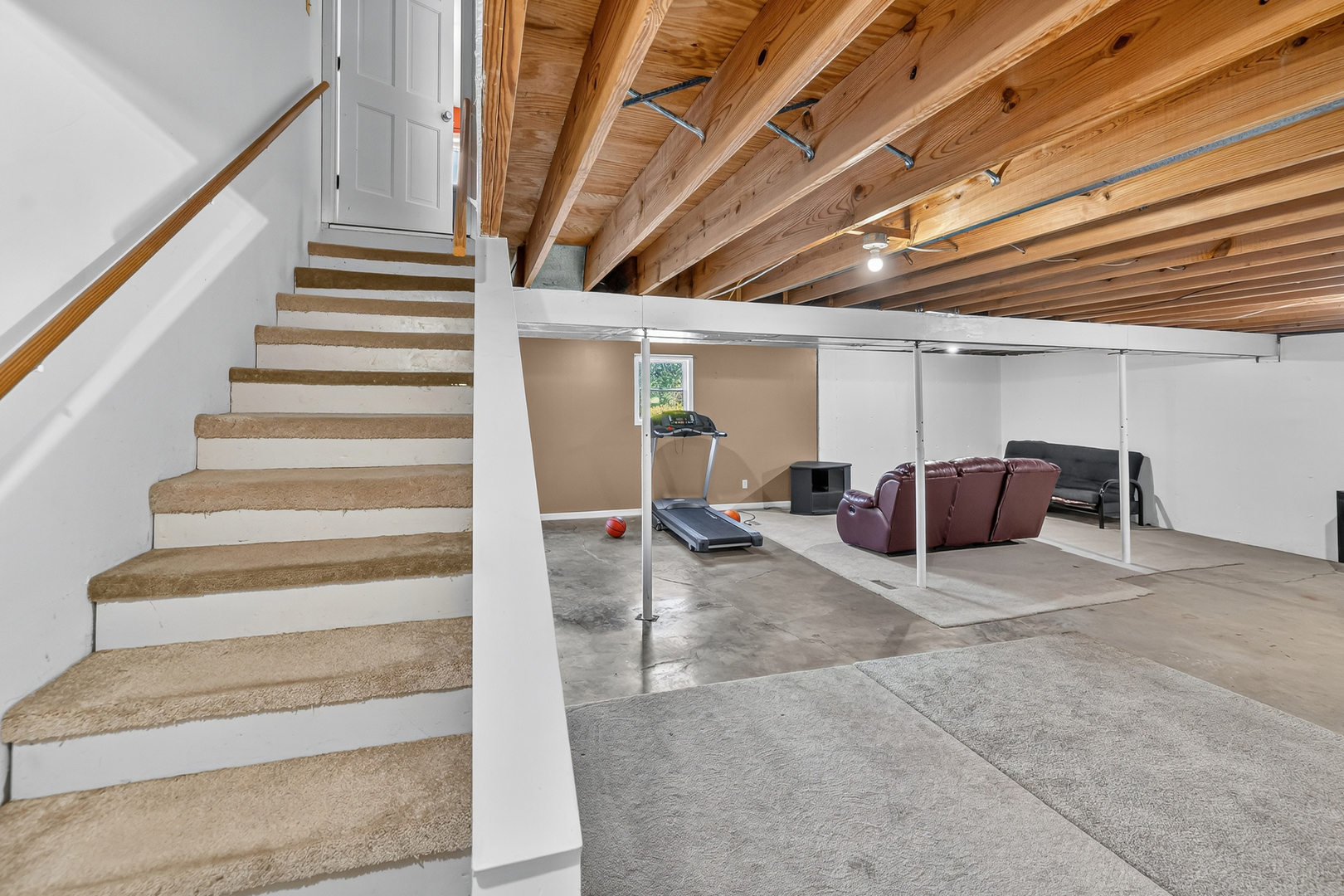 4454 North Prairie View Road Argenta, IL 62501 - Photo 31 of 45 a view of livingroom with furniture and stairs