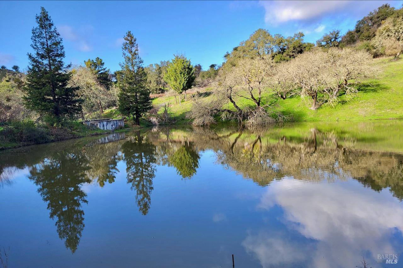 1477 Leslie Road Healdsburg, CA 95448 - Photo 3 of 40 a view of lake with green space