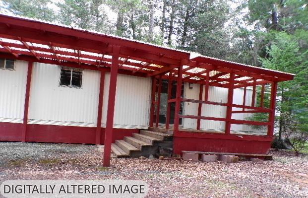 1881 Laytonville Dos Rios Road Laytonville, CA 95454 - Photo 23 of 29 a view of a small house with a yard