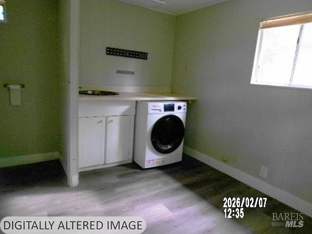 1881 Laytonville Dos Rios Road Laytonville, CA 95454 - Photo 27 of 29 a view of a room with washer and dryer