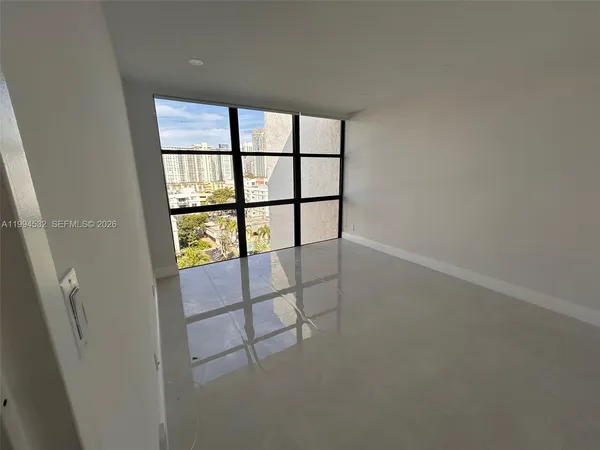 a view of an empty room