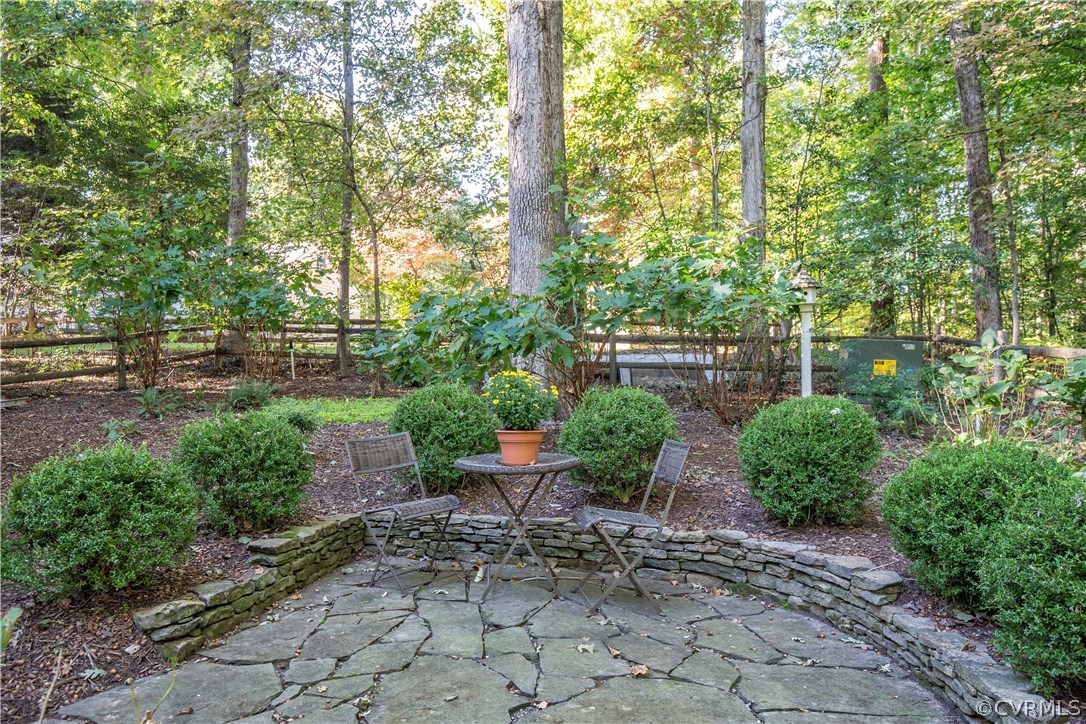 13124 Queensgate Road Midlothian, VA 23114 - Photo 44 of 50 a view of garden with plants and trees