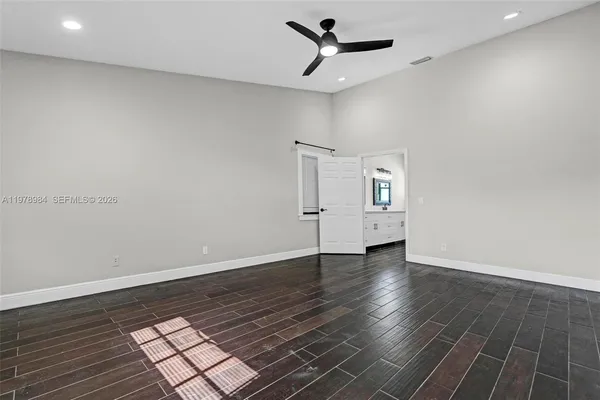 wooden floor in an empty room
