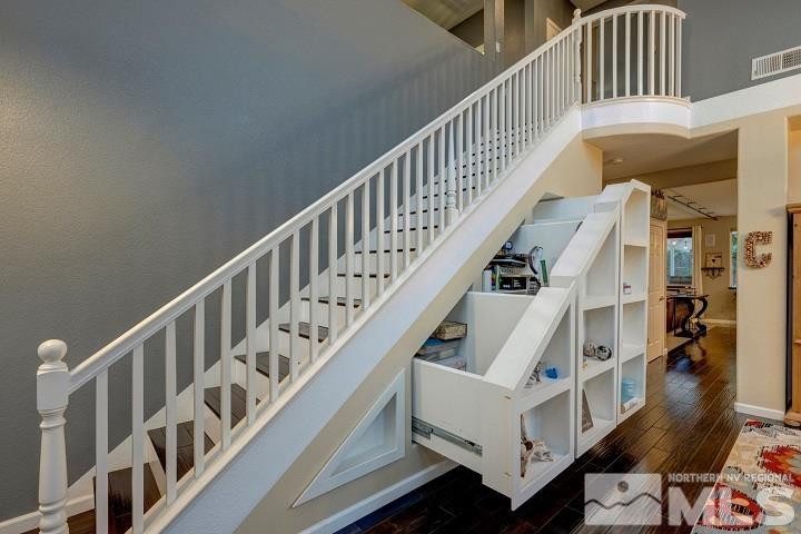 10520 Baton Court Reno, NV 89521 - Photo 17 of 38 a view of entryway with wooden floor and stairs