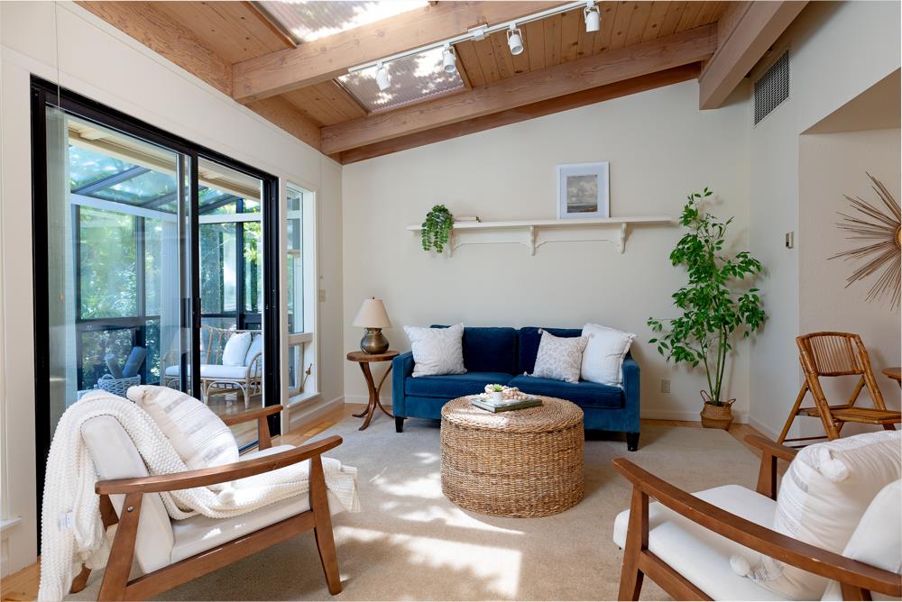 275 Aptos School Road Aptos, CA 95003 - Photo 14 of 45 a living room with furniture and a potted plant