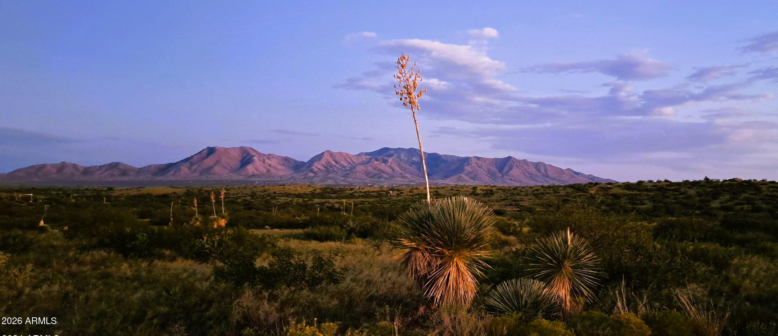 a view of a city with sunset view