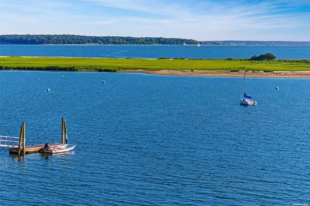 a view of a lake and outdoor space