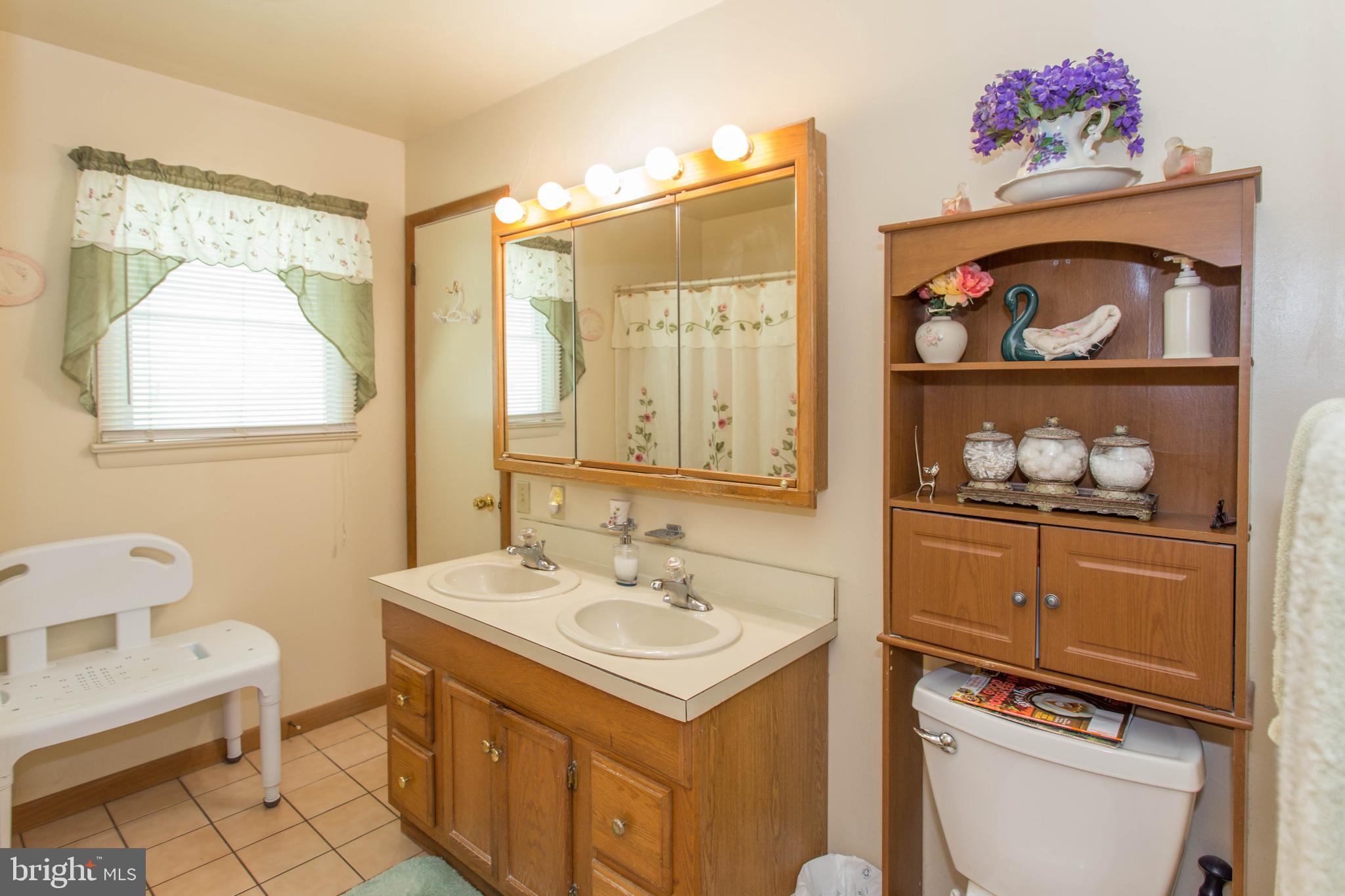 22167 Melson Road Georgetown, DE 19947 - Photo 23 of 38 a bathroom with a sink a vanity and a mirror