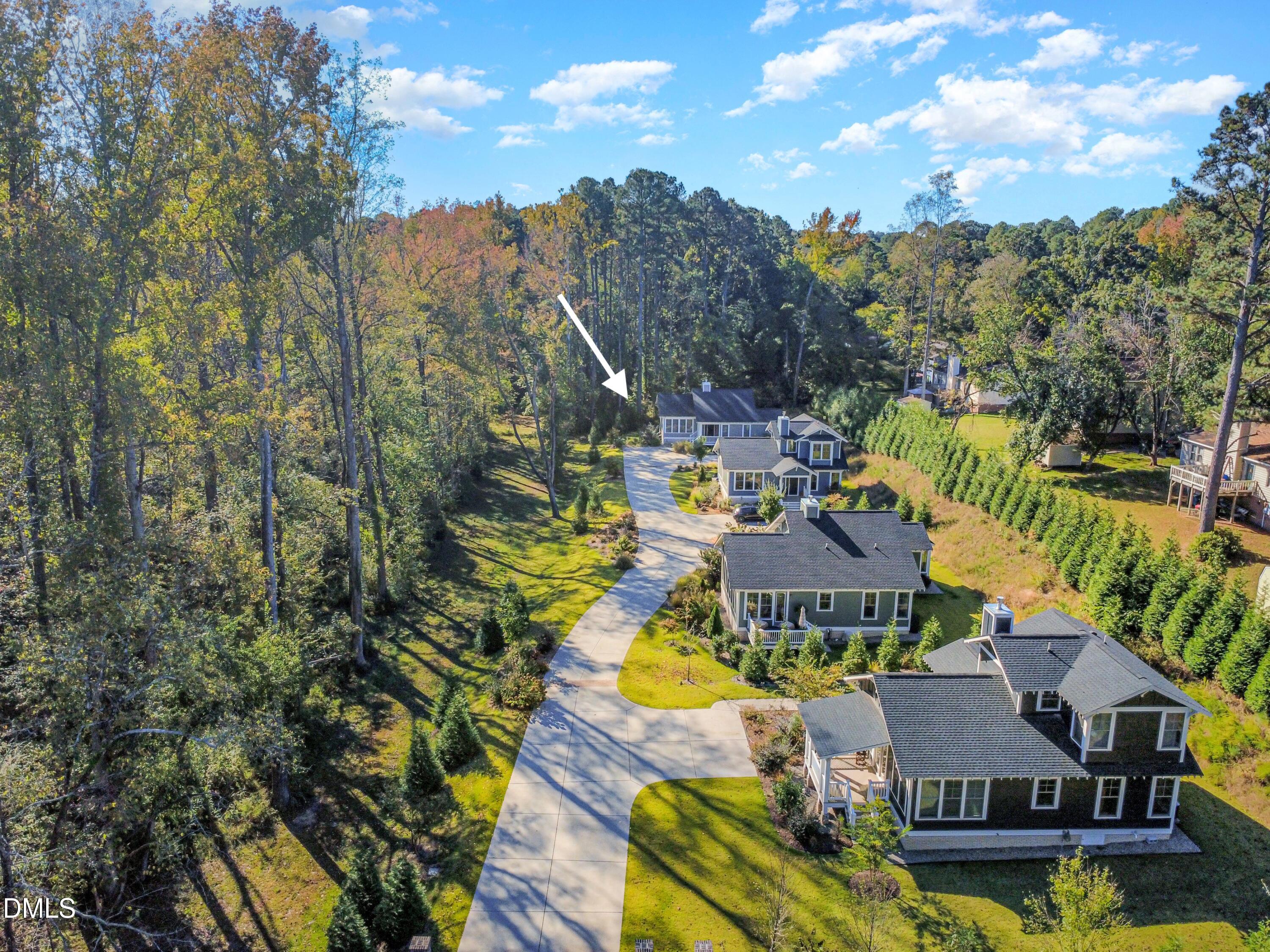 1905 Milan Street Durham, NC 27704 - Photo 40 of 42 a view of houses with swimming pool and lake view