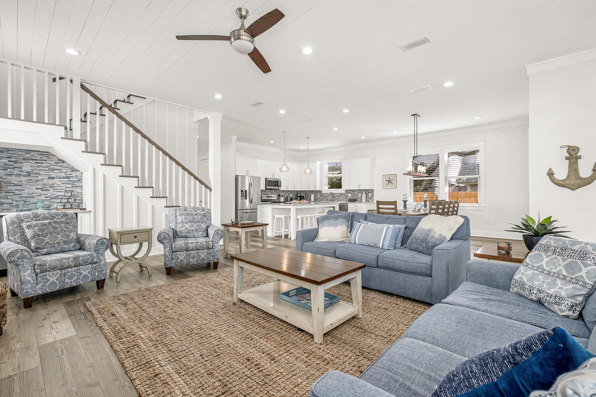 80 Sunfish Street Destin, FL 32541 - Photo 17 of 51 a living room with furniture and a view of kitchen