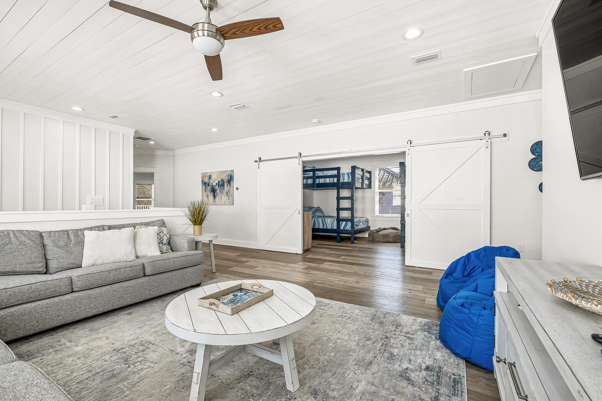 80 Sunfish Street Destin, FL 32541 - Photo 38 of 51 a living room with furniture and a wooden floor