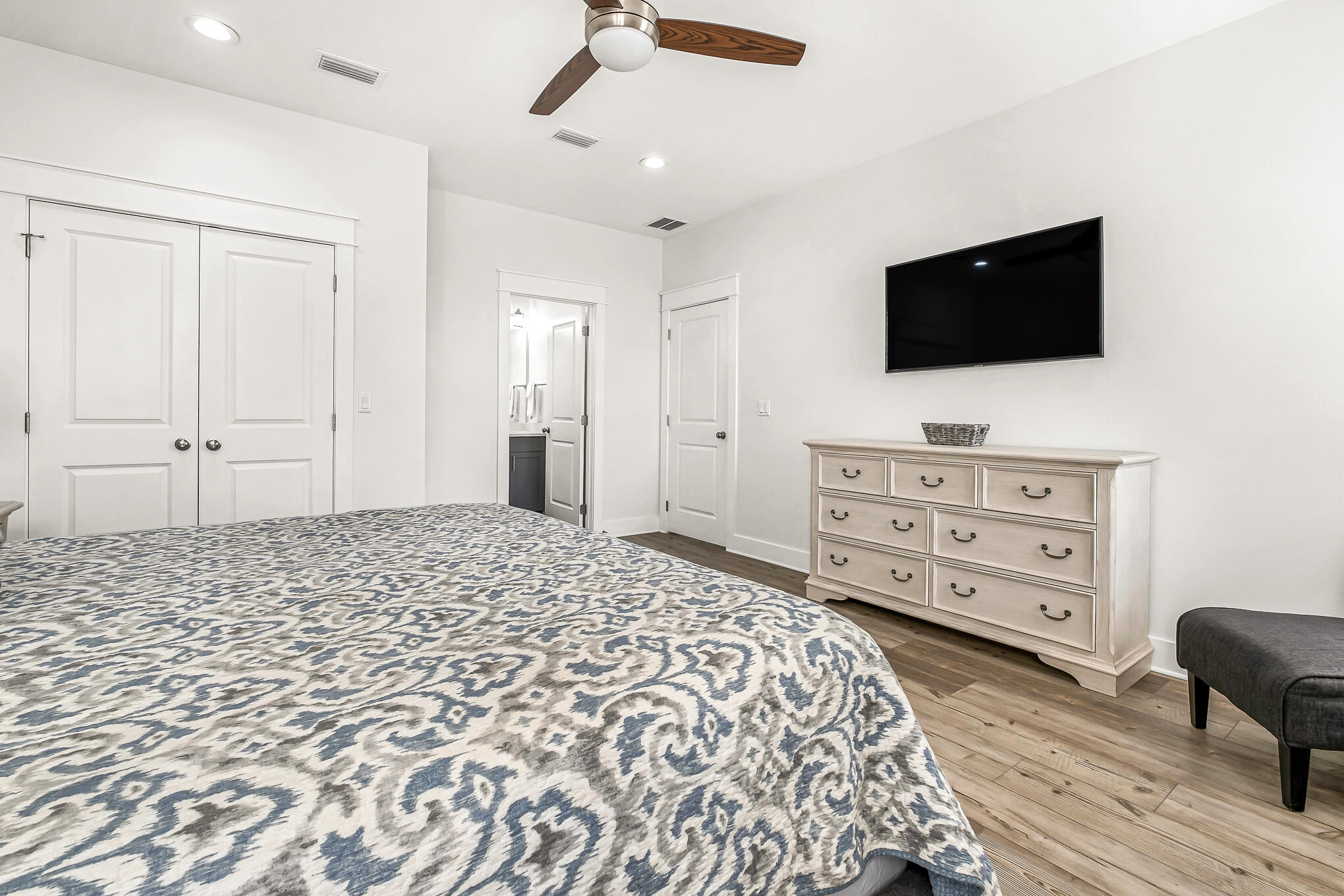 80 Sunfish Street Destin, FL 32541 - Photo 44 of 51 a bedroom with a bed and a television
