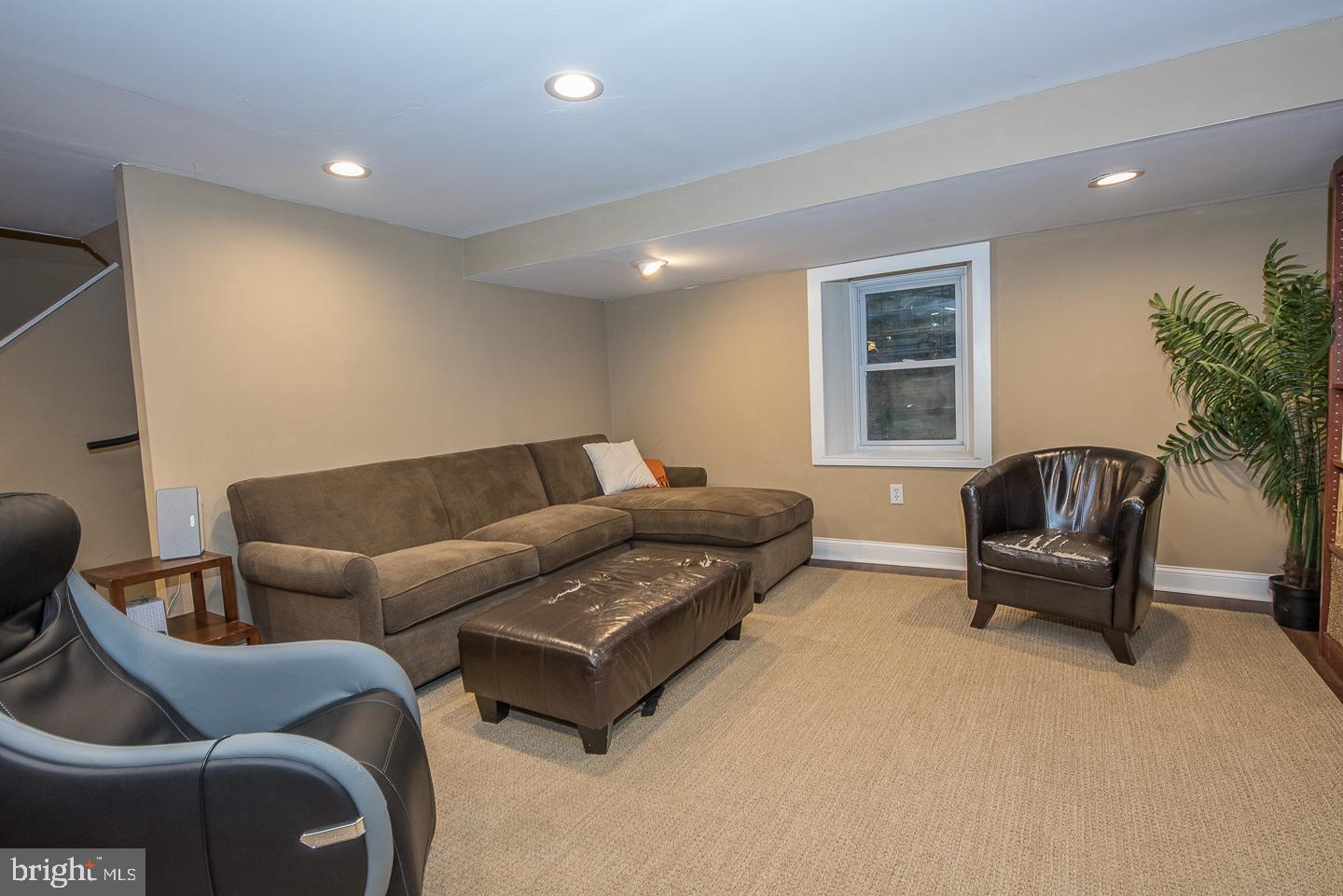 500 Penn Valley Road Narberth, PA 19072 - Photo 40 of 41 Lower level seating for entertainment consul