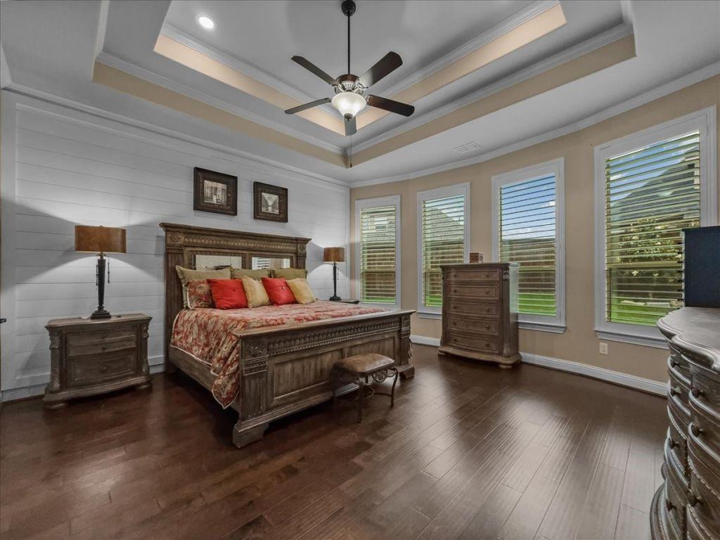 2832 Mona Vale Road Trophy Club, TX 76262 - Photo 18 of 37 a bedroom with a bed and a large window
