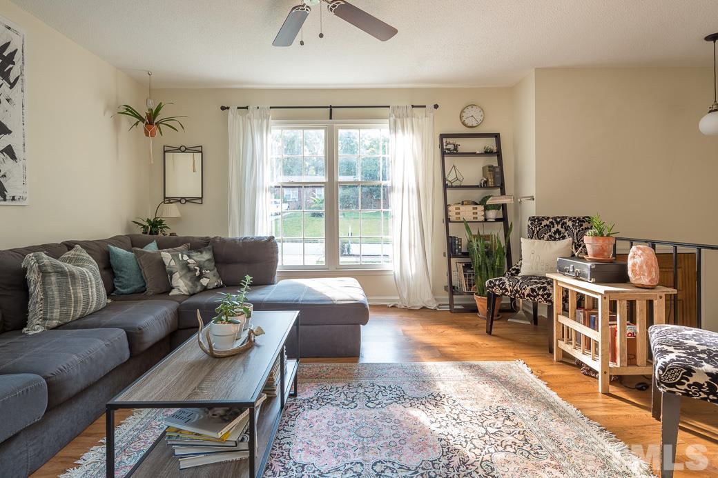 7625 Mine Valley Road Raleigh, NC 27615 - Photo 2 of 10 Easily the BEST ROOM in this home where you will make lots of memories with your friends and family. FRESH PAINT and NEW FLOORING with loads of natural light.