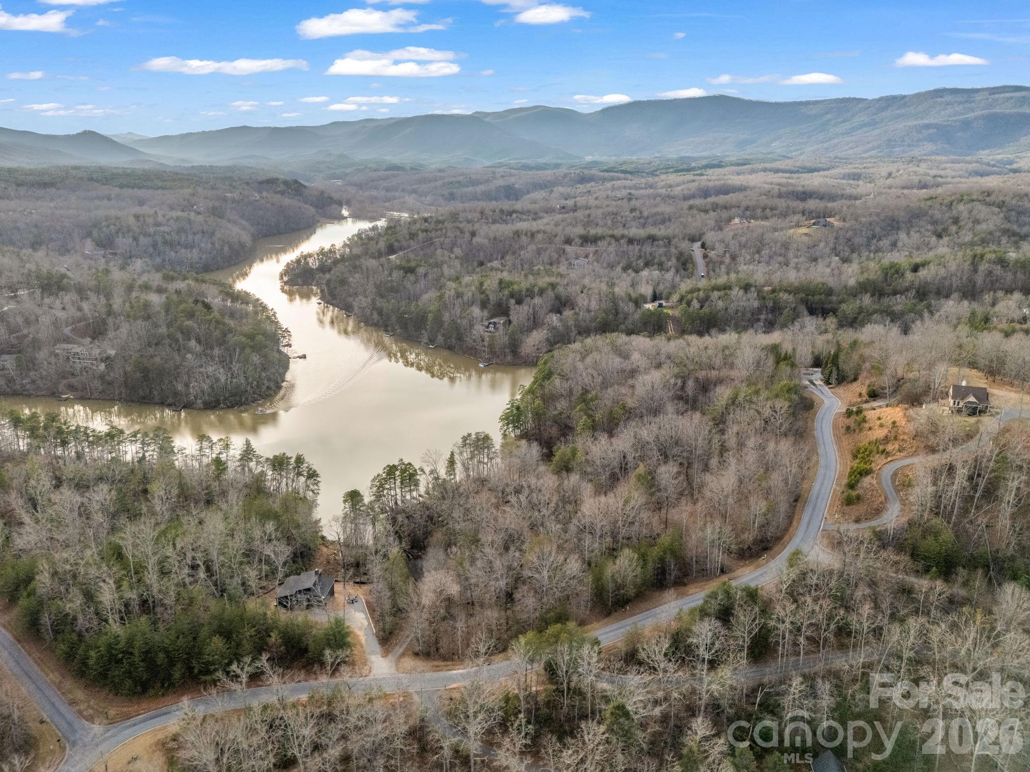 0 Jackson Cove Parkway West, Unit 2 Mill Spring, NC 28756 - Photo 23 of 43 a view of a lake in middle of forest