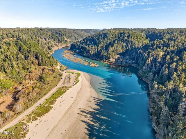 a view of an ocean and beach