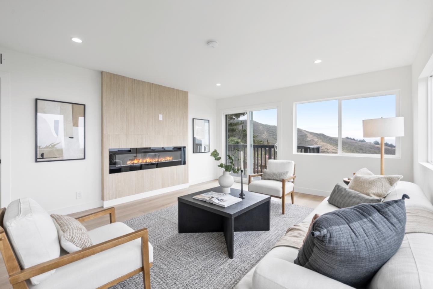 444 Manor Drive Pacifica, CA 94044 - Photo 12 of 70 a living room with furniture and a large window
