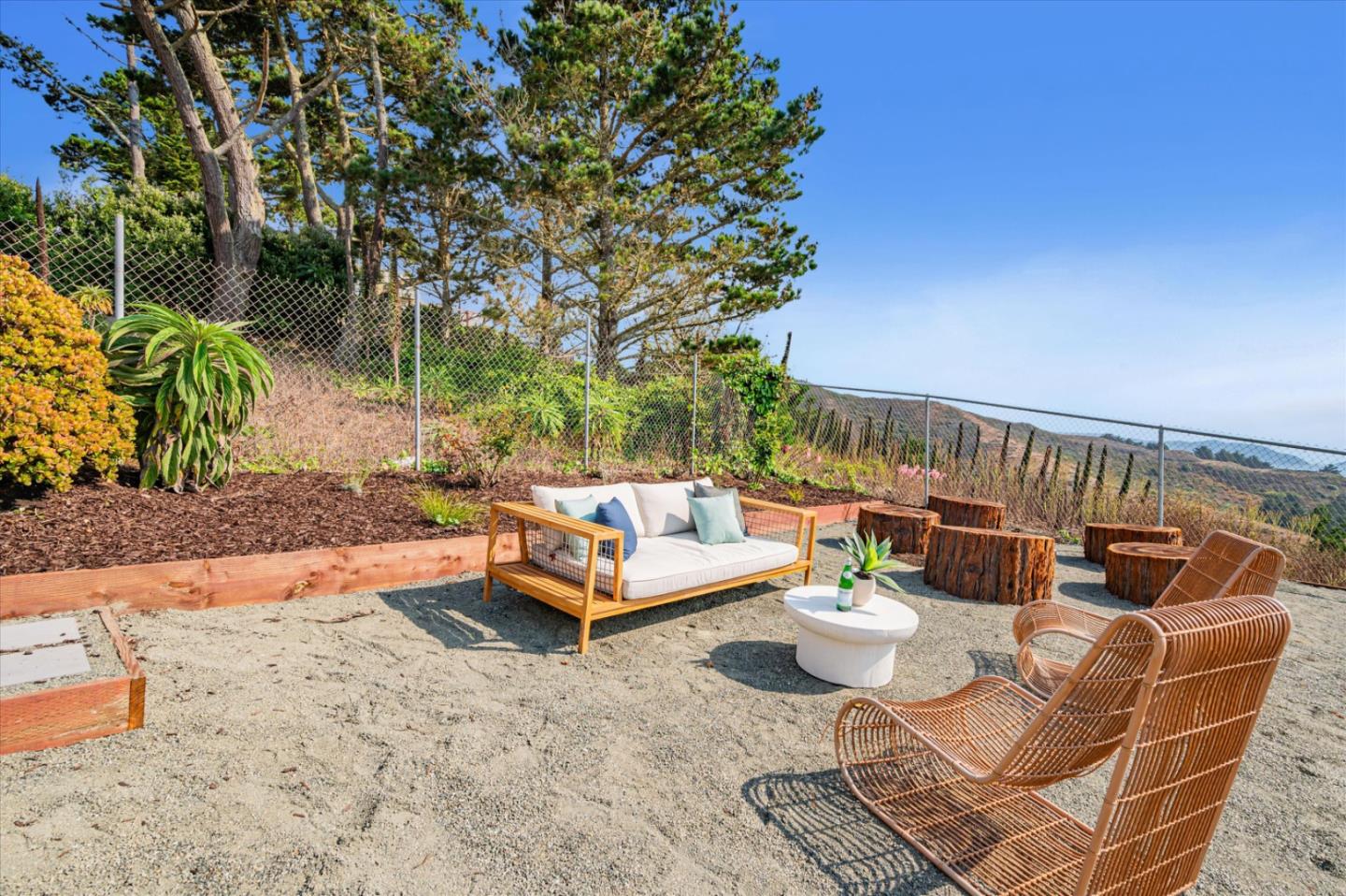 444 Manor Drive Pacifica, CA 94044 - Photo 67 of 70 an outdoor living room with patio furniture