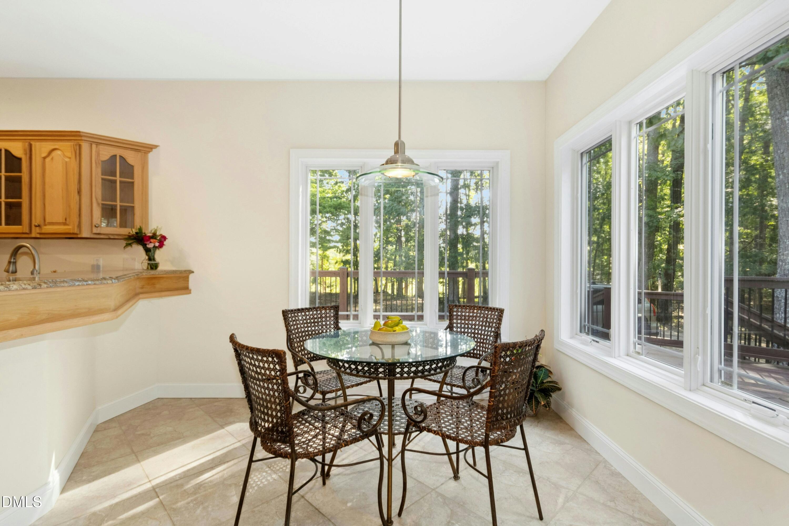 7401 Rocky Ridge Road Wake Forest, NC 27587 - Photo 12 of 46 Eat in kitchen with plenty of natural light