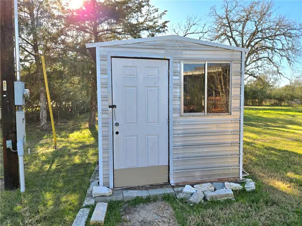 a view of a small garden