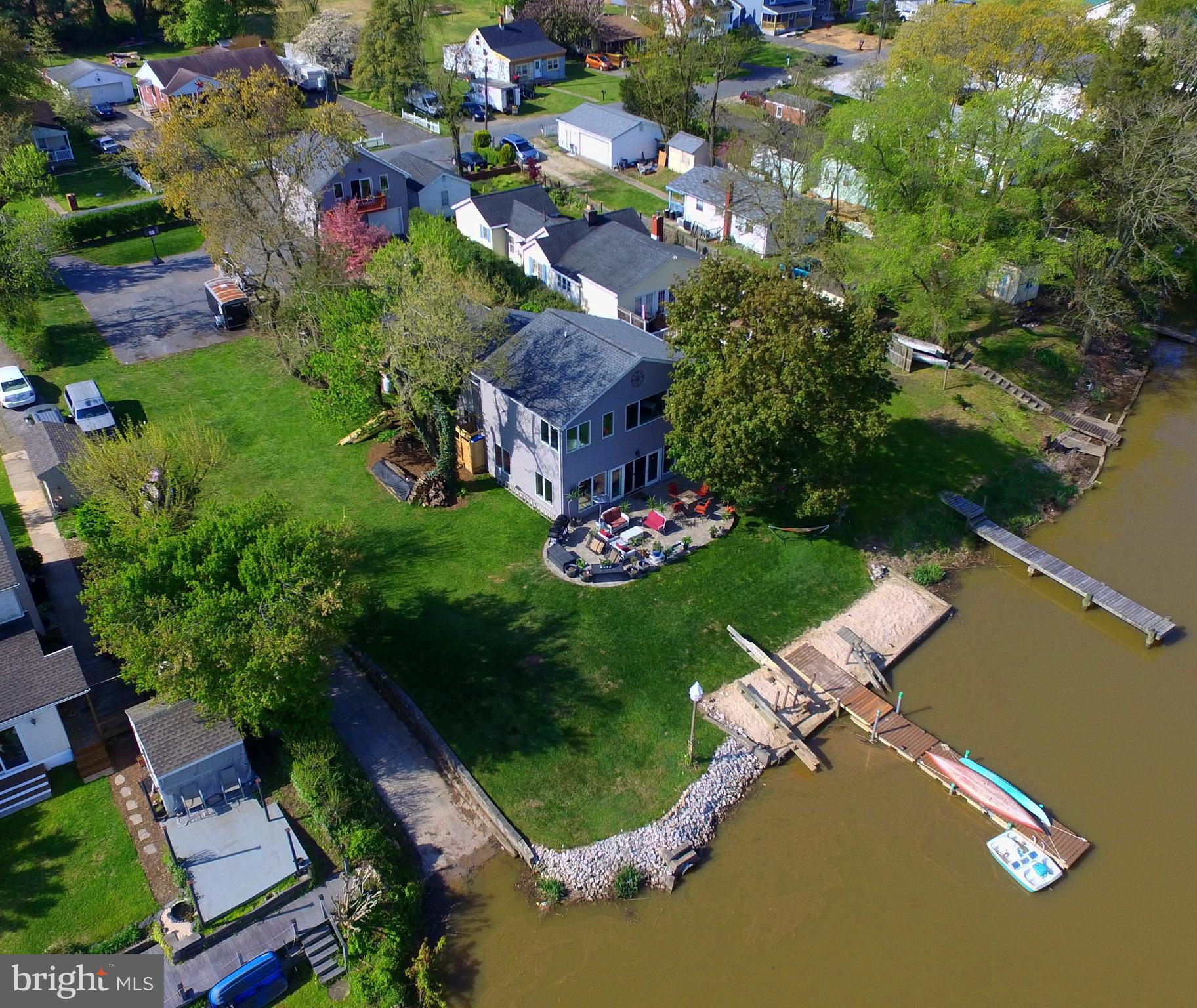 .45 Acre, Waterfront Double Lot on Bird River