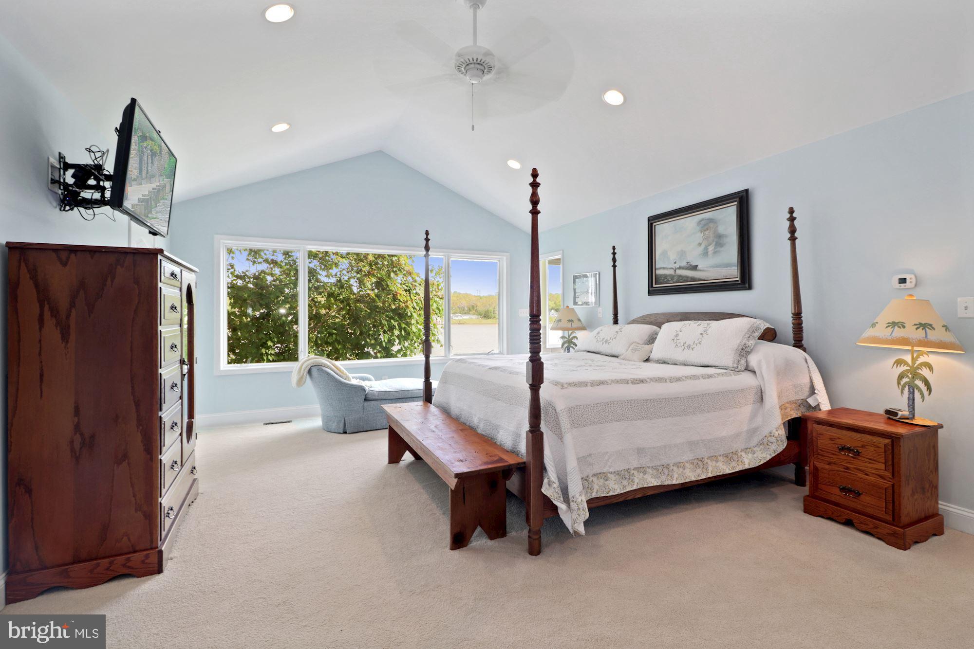 11116 Bird River Grove Road White Marsh, MD 21162 - Photo 19 of 47 2nd Level Owner's Suite/TV/Walk-in Attic Space