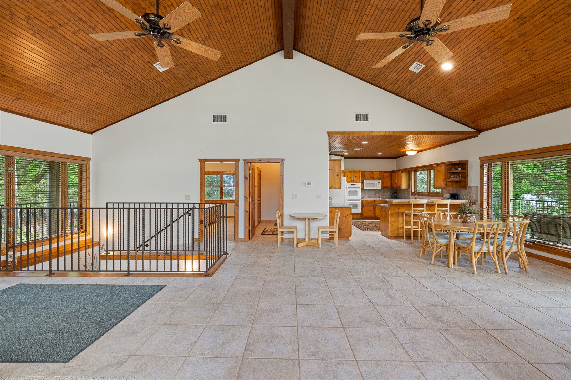 10959 Clyde Acord Road Franklin, TX 77856 - Photo 13 of 39 a lobby with furniture and a ceiling fan