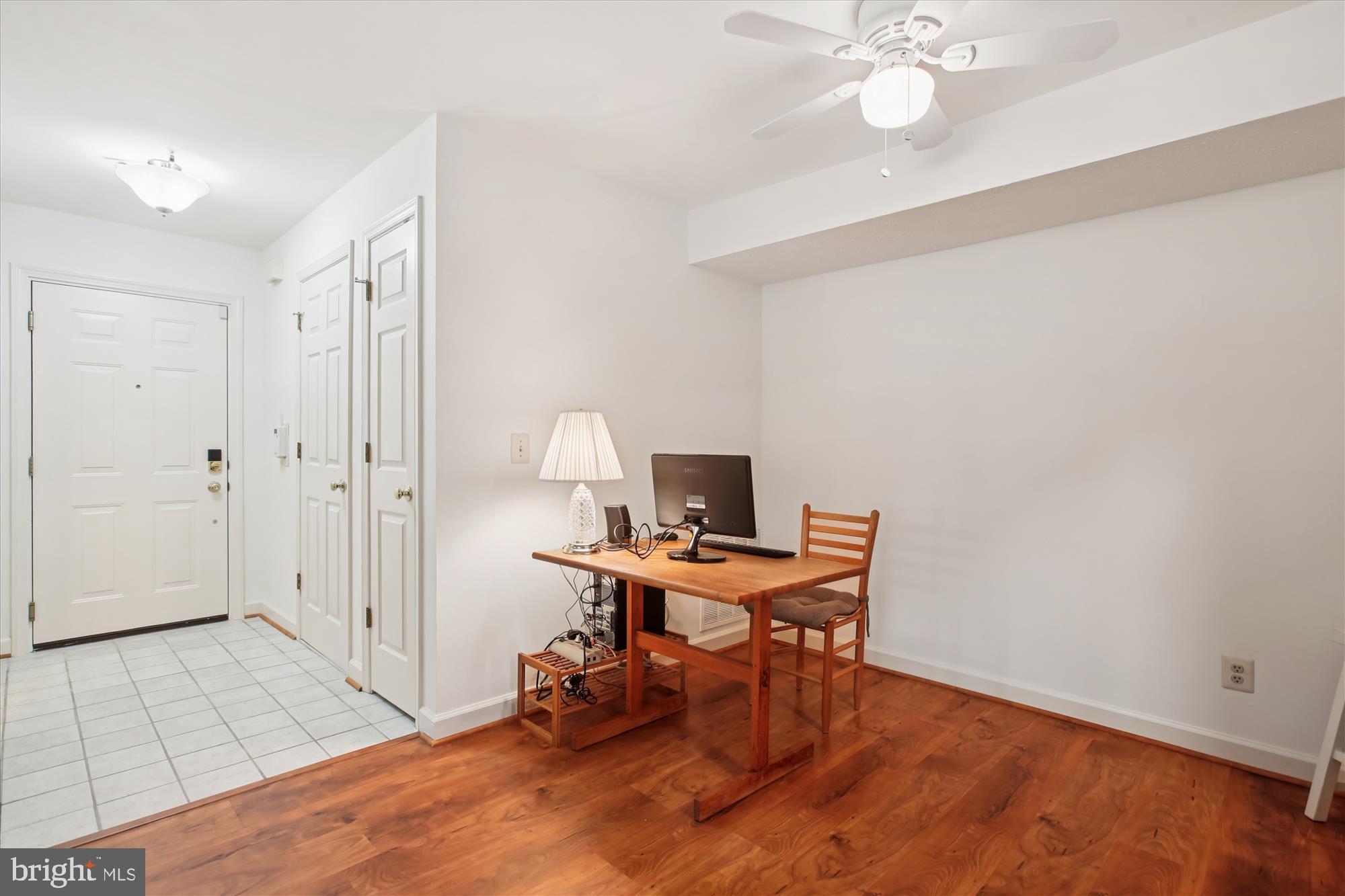 3800 Ridge Knoll Court, Unit 2 Fairfax, VA 22033 - Photo 10 of 50 a view of a workspace with furniture and wooden floor