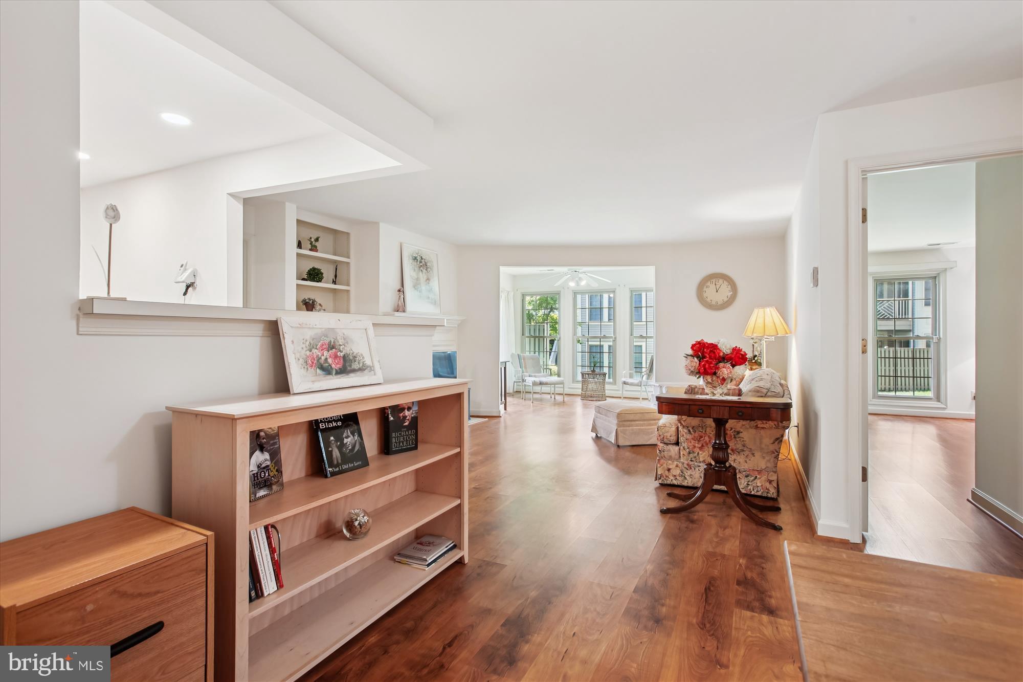 3800 Ridge Knoll Court, Unit 2 Fairfax, VA 22033 - Photo 12 of 50 a bedroom with furniture and a wooden floor