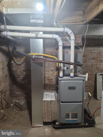 a view of kitchen and empty room