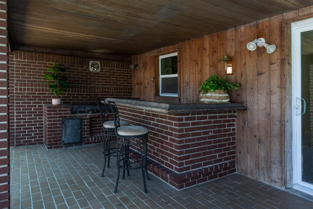 a view of outdoor space and deck