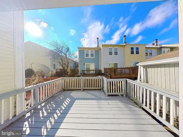 a view of a hallway with entryway