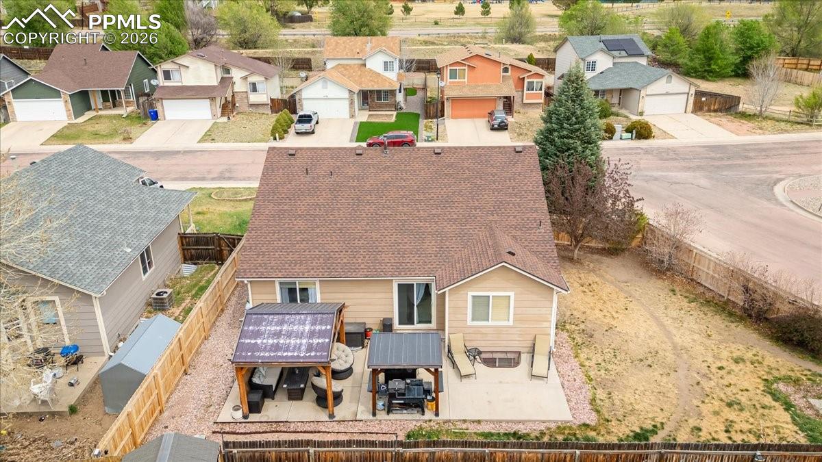 4780 Brant Road Colorado Springs, CO 80911 - Photo 45 of 49 Aerial view back of home