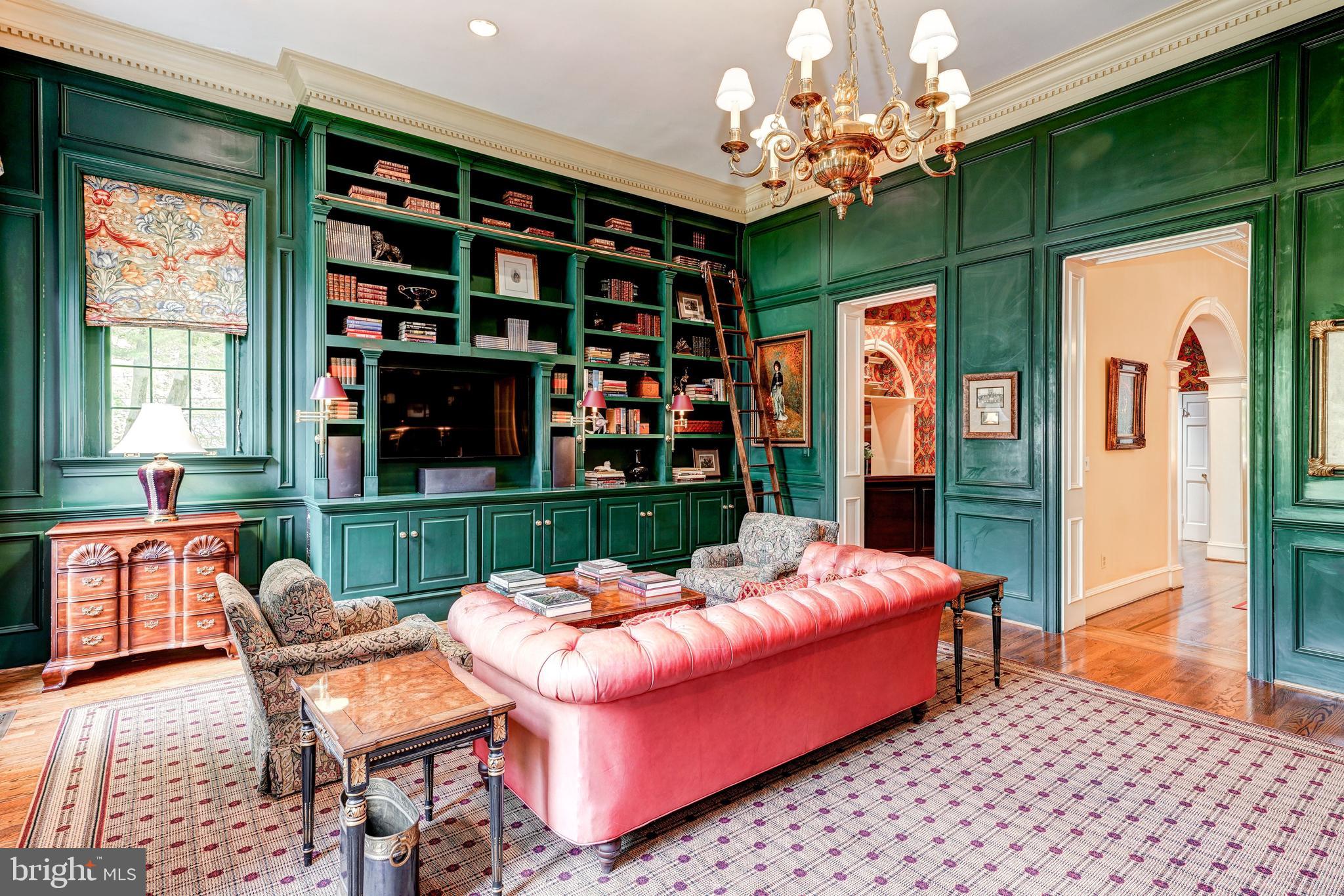 3327 N Street Northwest Washington, DC 20007 - Photo 12 of 37 Library with built ins.