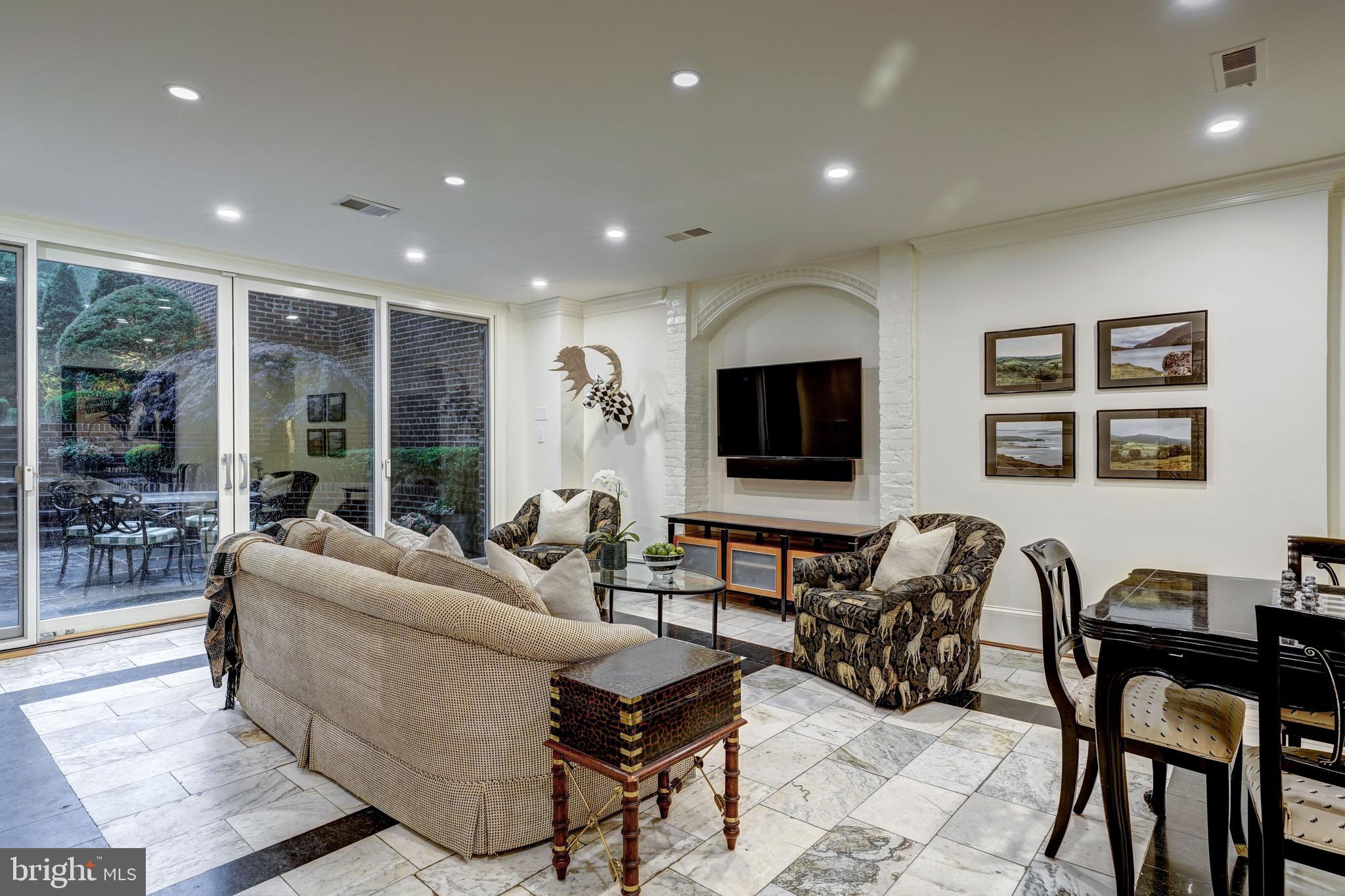 3327 N Street Northwest Washington, DC 20007 - Photo 20 of 37 Garden room overlooking the garden.