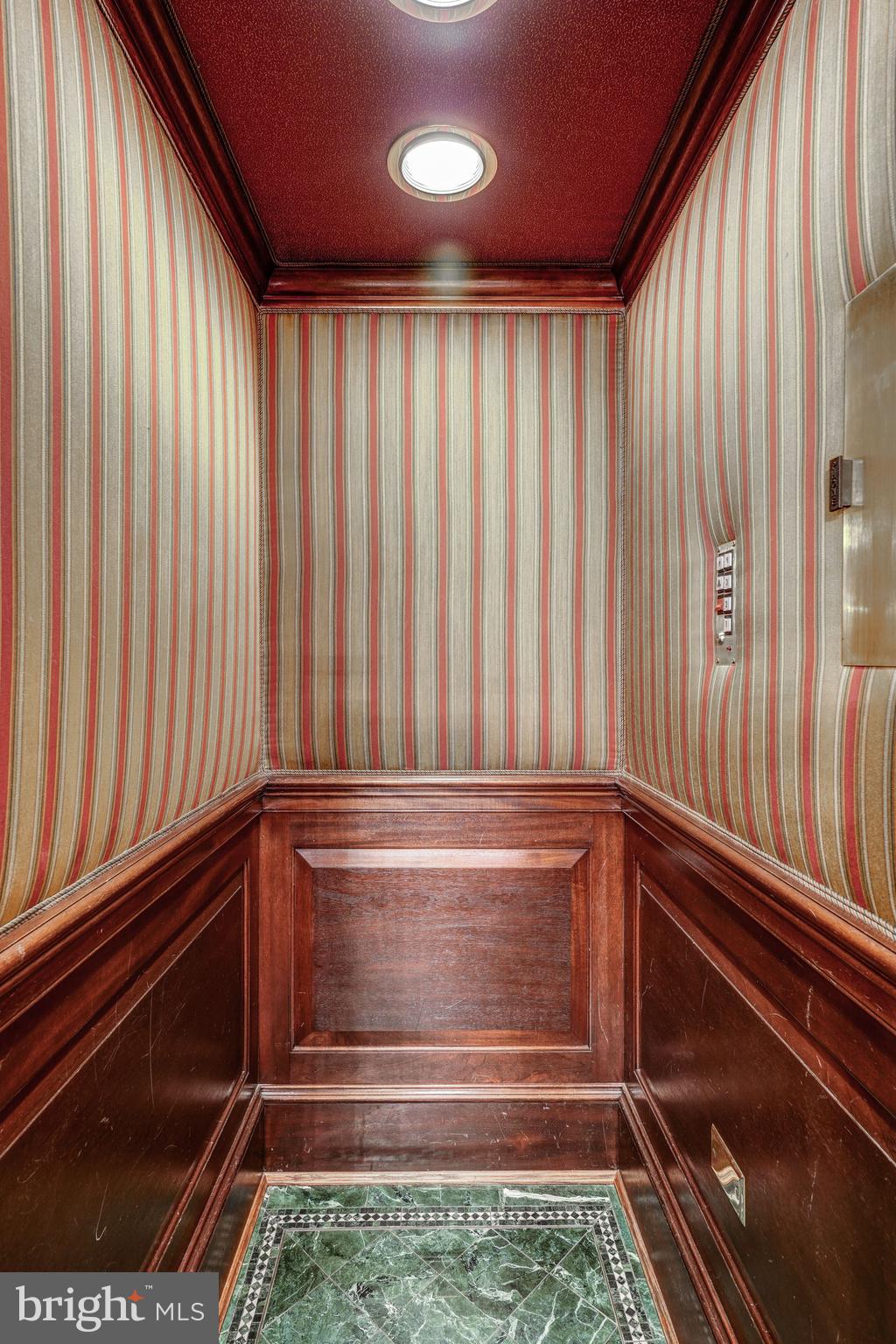 3327 N Street Northwest Washington, DC 20007 - Photo 10 of 37 Beautifully designed elevator.