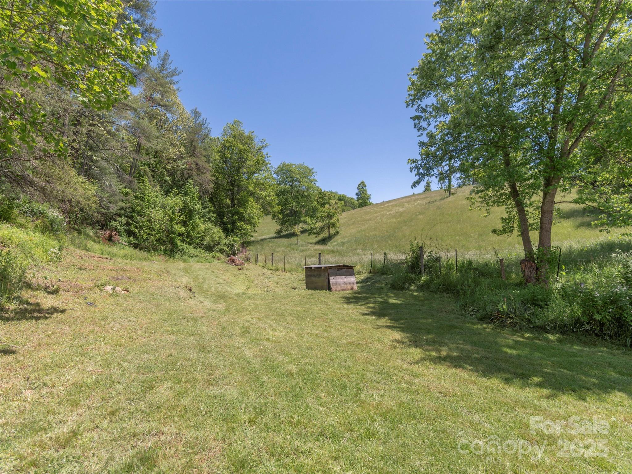 280 Noland Drive Clyde, NC 28721 - Photo 9 of 32 a view of an outdoor space and a yard
