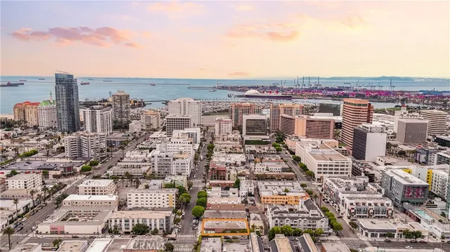 an aerial view of city