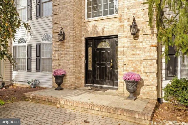 a front view of a house with a entrance