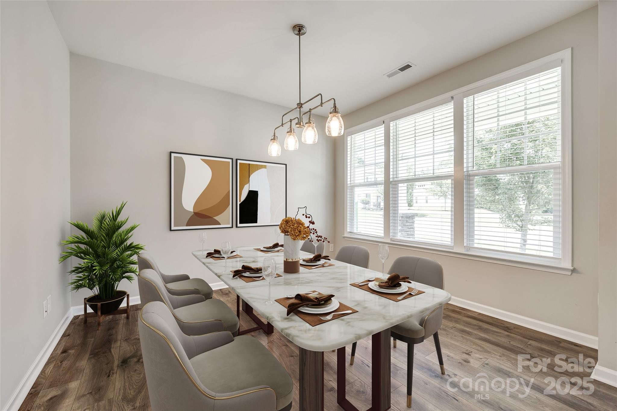 173 Morgan's Branch Road Belmont, NC 28012 - Photo 6 of 29 a view of a dining room with furniture window and outside view