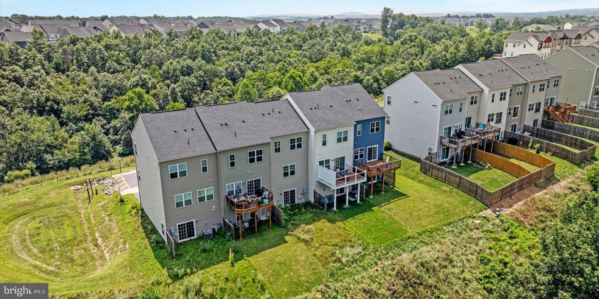 267 Patchwork Drive Stephenson, VA 22656 - Photo 34 of 41 an aerial view of a house with swimming pool and garden