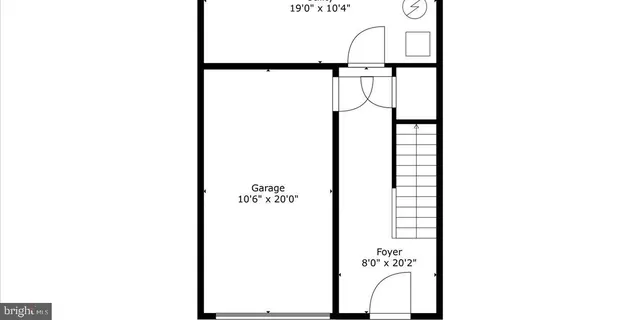 a picture of a bench in a building