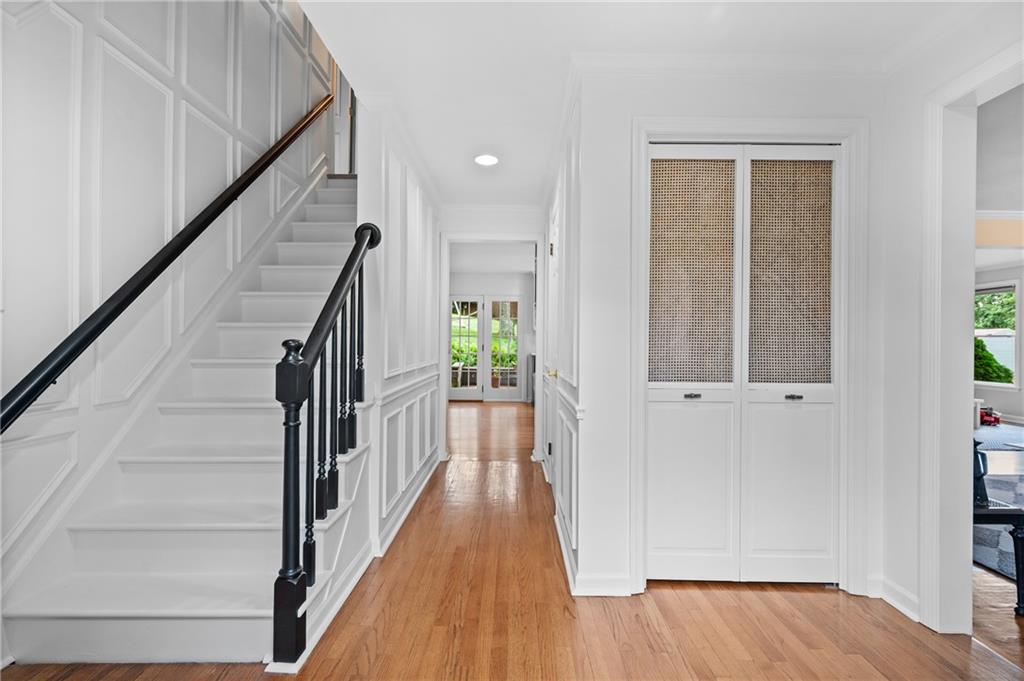 323 Cornwall Drive Pittsburgh, PA 15238 - Photo 21 of 41 a view of a hallway with wooden floor and staircase