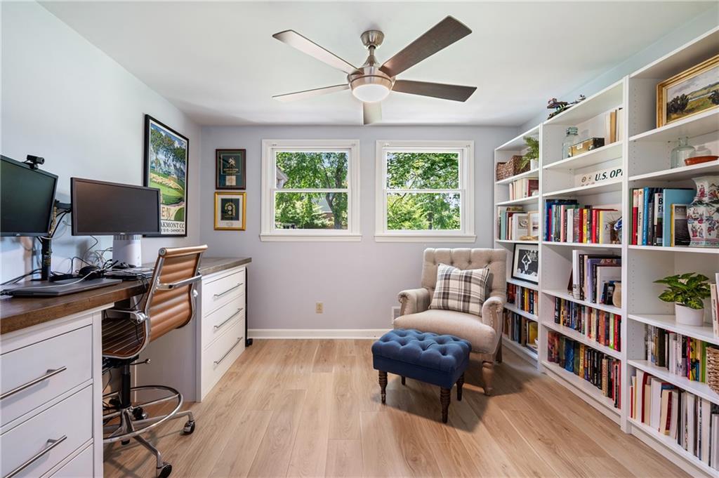 323 Cornwall Drive Pittsburgh, PA 15238 - Photo 29 of 41 a bedroom with furniture and a book shelf
