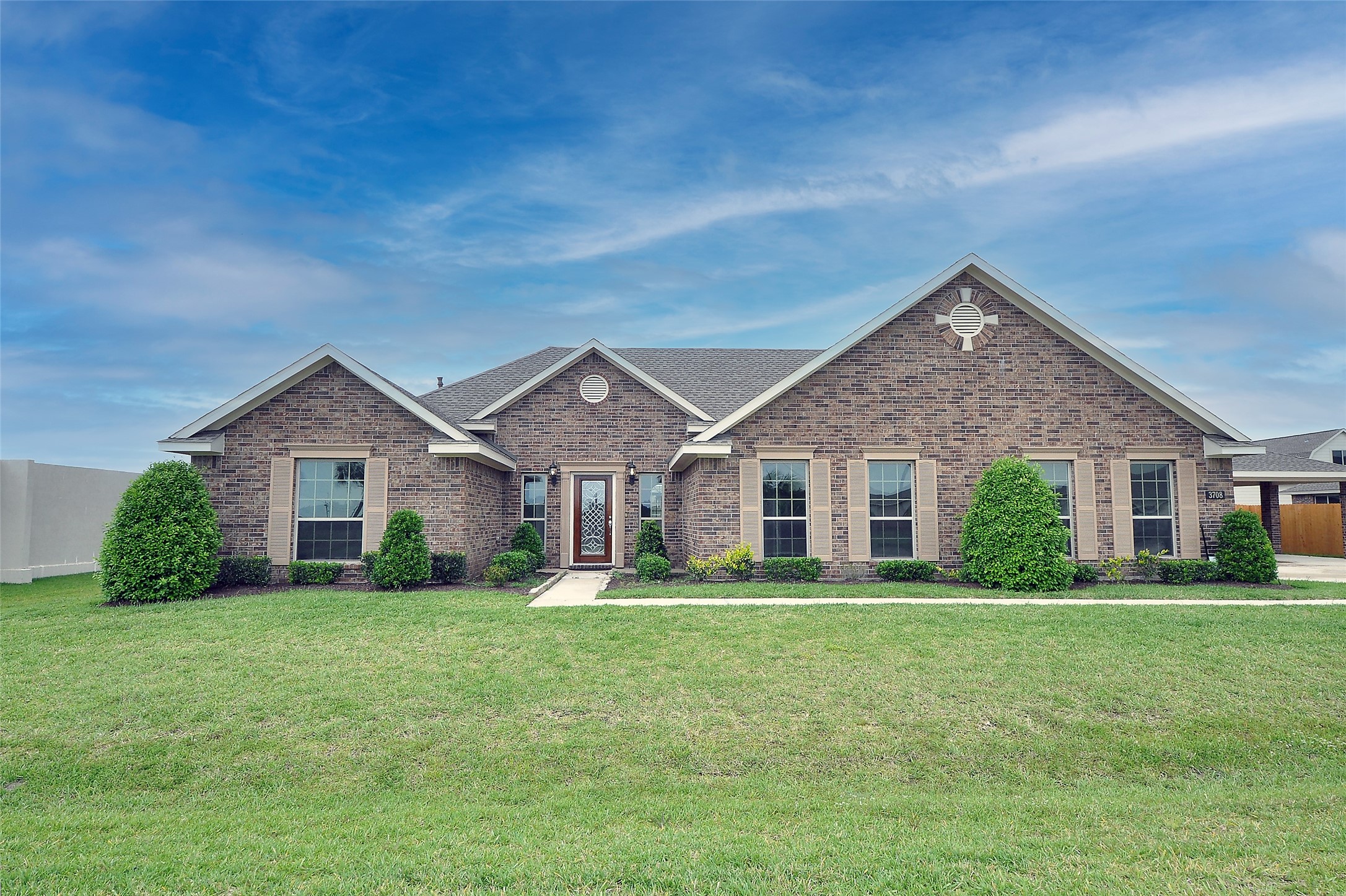 3708 Pedregal Road League City, TX 77573 - Photo 1 of 50 a front view of house with yard and green space